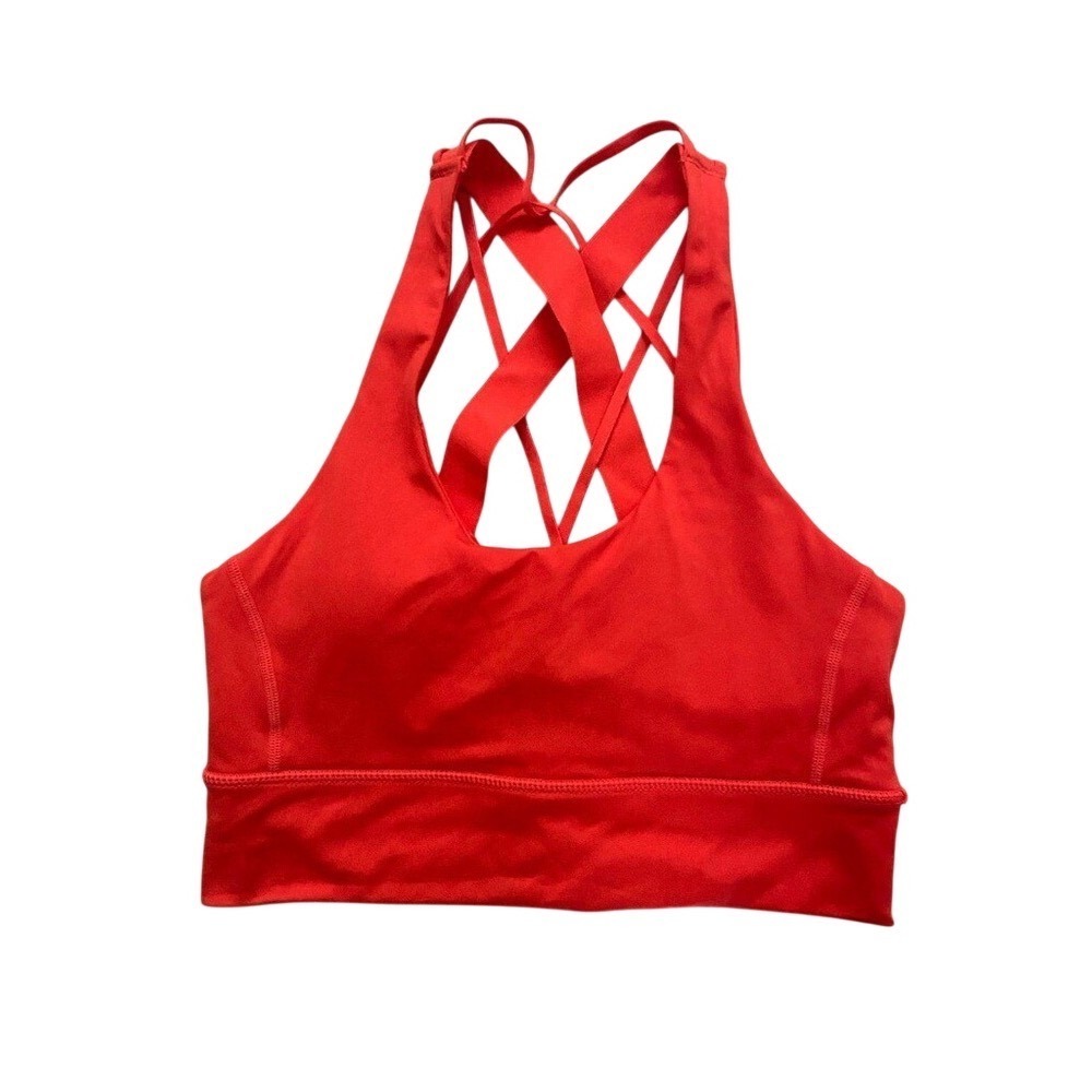 balance athletica Vitality Aura Bra - Blood Orange size small